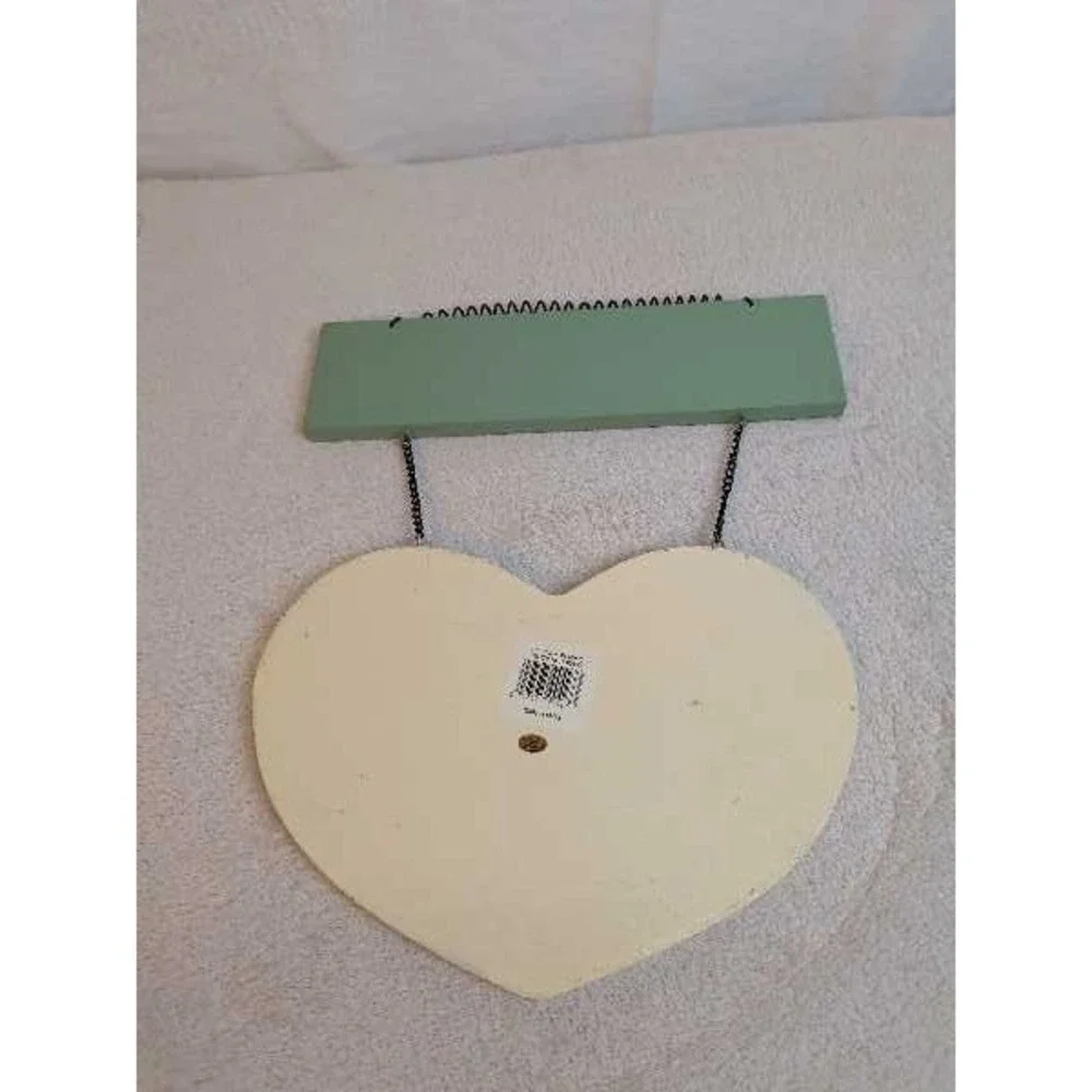 Heart Welcome Sign Floral Wheelbarrow Garden Decor Hanging Wall Art